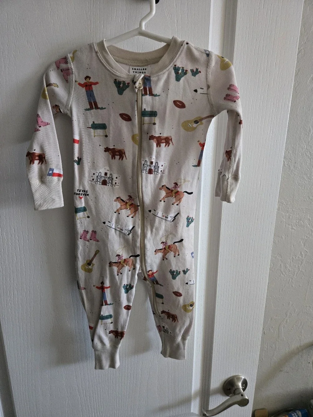 Smaller Things Goodnight Texas Onesie Sleeper